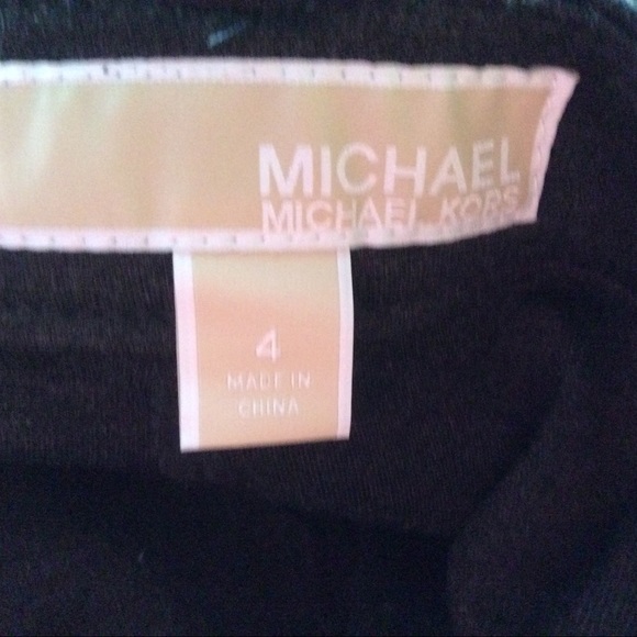 MICHAEL KORS STRETCH CHARCOAL LEGGINGS SIZE 4 - Picture 6 of 7